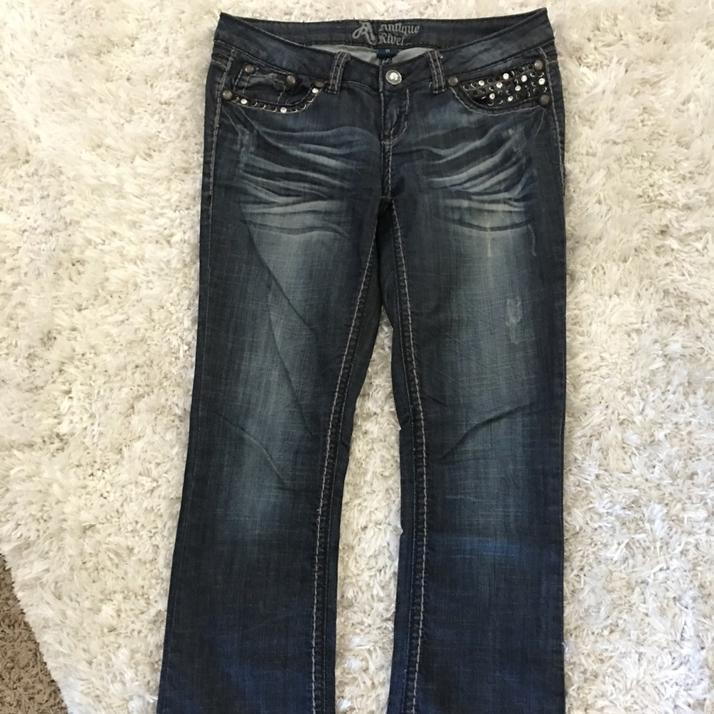 Slim bootcut jeans